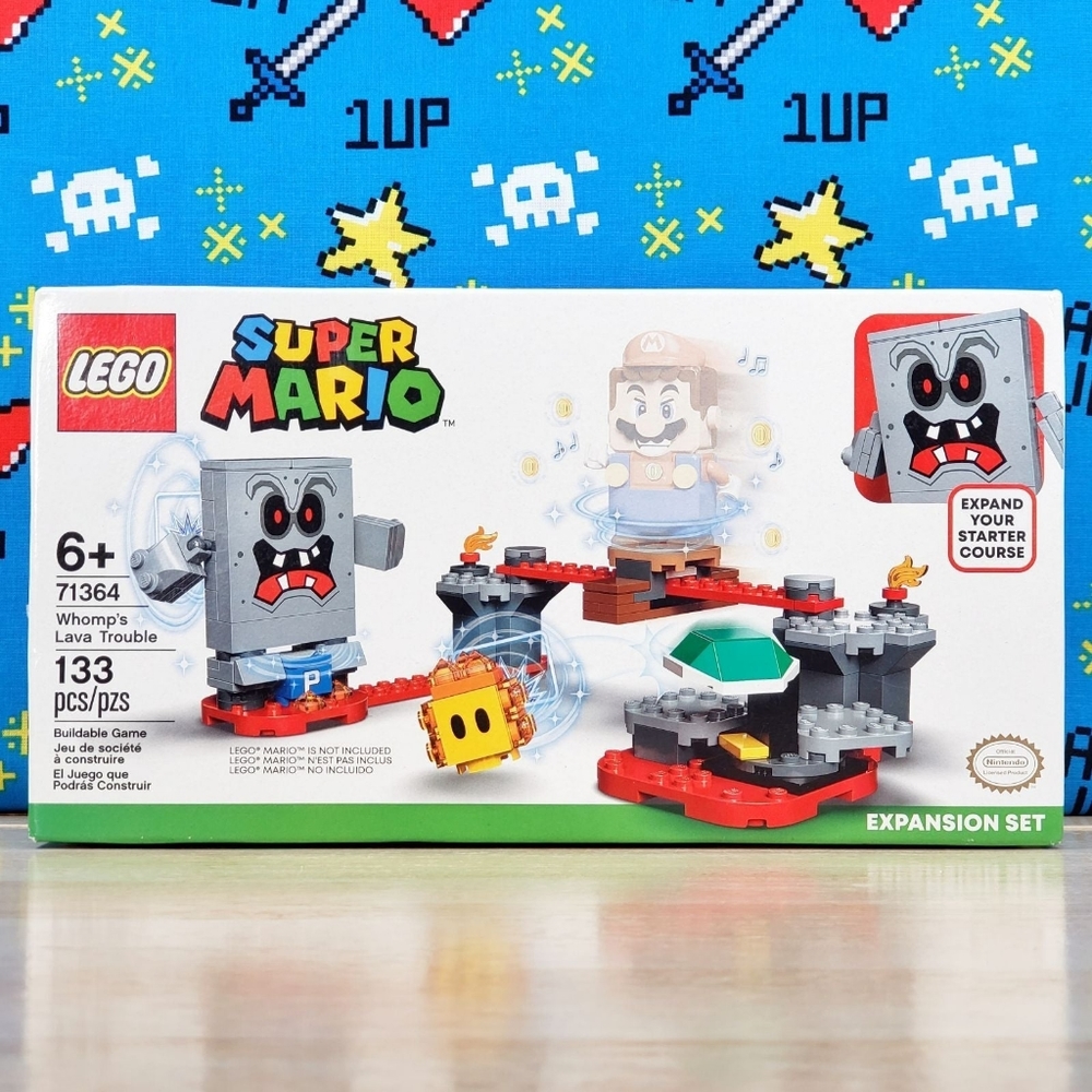 Lego Super Mario WHOMPS LAVA TROUBLE [ 71364 ] 2020 Building Game (133 pcs)